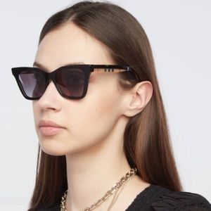 BURBERRY BE4346 39428G Black Grey Gradient Women's 53 mm Sunglasses